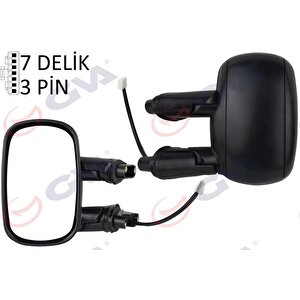 Diş Di̇ki̇z Aynasi Sol Elektri̇kli̇ Astarli Fiat Doblo 00 10 Konveks 3 Fi̇ş