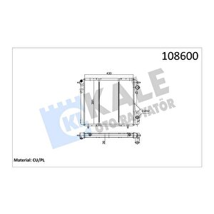 Radyatör R19 1.4 Gtd-1.6 Karbüratörlü 2 Sira Cu Pl Si̇stem