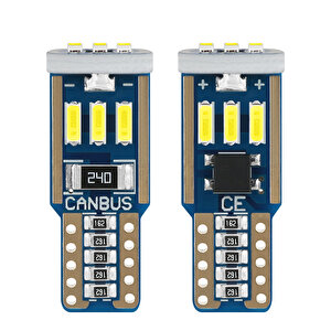 Dekoratif Led Ampul T10-24smd 12v Çift - Turuncu / Laam861