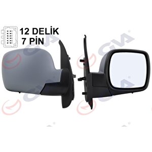 Diş Di̇ki̇z Aynasi Sağ Kangoo 08 Elektri̇kli̇ Isitmali Astarli Sensörlü Konveks Vm-6131ehpsr