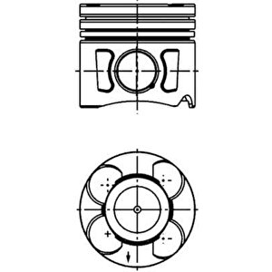 Motor Pi̇ston Segman Std 69.60mm Euro5 Astra J-corsa D-fiorino-linea 1.3 16v A13dte Starstop Var 90ps 87-435700-02