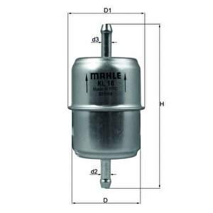 Yakit Filtresi Mercedes M102 190 W201 W123 W124 W460