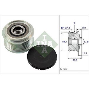 Alternatör Kasnaği Rulmanli Ducato-sucudo-boxer-jumper-partner-berlingo 2.0 Hdi 02 Mondeo 07