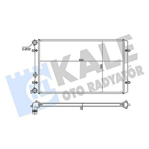 Su Radyatörü Audi A3-tt-seat Leon-toledo Ii-skoda Octavia I-vw Bora-golf Iv 1.6 1.8t 1.9tdi 98 Mt Ac Nac Brazing 650x398x22 1j0121253j-1j0121253n-1j0121253q-1j0121253at-1j0121253r