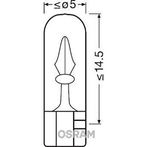 Ampul 24v 1.2w B8.5d Küçük Di̇psi̇z Gösterge Duysuz