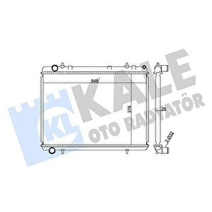 Su Radyatörü Peugeot 307-citroen C4 1.6hdi 2.0 16v 04 Mt Ac Nac Brazing 378x548x26