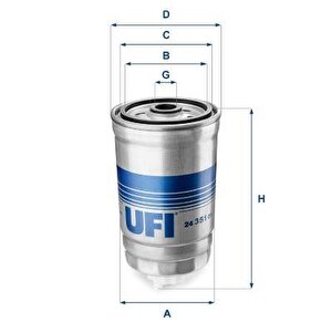 Yakit Fi̇ltresi̇ Astra F 91-98 - Vectra A-vectra B 92-98 - Kadett E 88-91 1.7 Td Oe