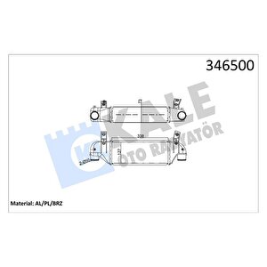 Turbo Intercooler Radyatoru Focus 1.8tdci 98 05 Connect 1.8 Tdci 04 09- 338 127 73