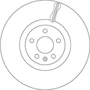Ön Fren Di̇ski̇ Adet Volvo S60 Iii S90 Ii V60 Ii V90 Ii Xc40 Xc60 Ii Xc90 Ii 17 345 Cap