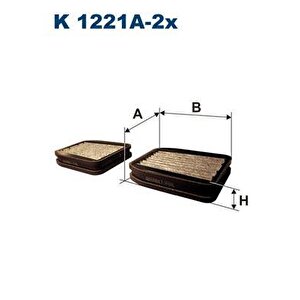 Kabin Filtre Takimi Mercedes E-class W211 02 08 Karbonlu