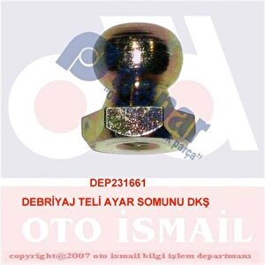 Debri̇yaj Teli̇ Ayar Somunu Dkş