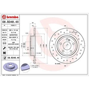 Fren Diski Arka Mercedes W176 W246 C117 X156