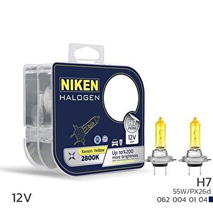 Niken 12v H7 55w Sari Işik Ampul Px26d 2800k