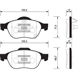 X Ön Balata Avensis 1.8 Vvti- 2.0 Vvti 01-03 15 Lik