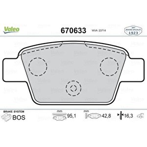 Arka Fren Balatasi Fiat Stilo 02 Linea 07 Bravo Ii 07 14 Alfa Romeo Mi̇to 08 Multipla 99