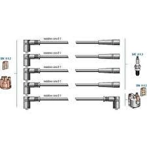 Buji̇ Kablo Tk Clio 1.2 E5f-e7f 90 -clio 1.4 1.4 Ie 95