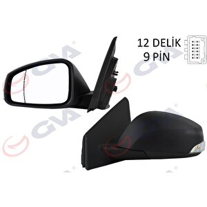 Diş Di̇ki̇z Aynasi Sol Megane-fluence 08 Elektri̇kli̇ Isitmali Si̇nyalli̇ Sensörlü Asferi̇k 9 Fi̇ş Vm-6138ehsal