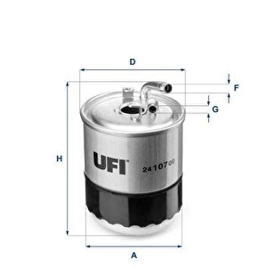 Yakit Filtresi Mercedes Om642 W204 C219 W164 W463 W639 B906