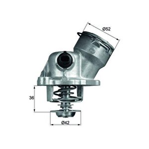Termostat 100 C Mercedes M273 W212 S212 C207 A207 W463 W221 W166 W251 C216 R230