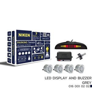 Park Sensörü Led Ekran Ses İkazli Gri̇ 22mm