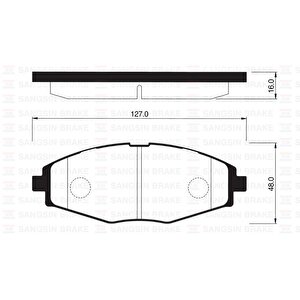 Ön Fren Balata Daewoo Lanos 1.5l 1.6l Klat 97-05 / Matiz 0.8l 1.0l M200 M250 Klya 98-