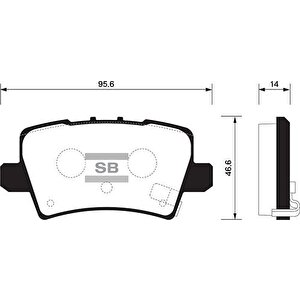 Arka Fren Balata Honda Civic 1.8l R18a Vtec Fk2 Hatchback 06- / 1.4l L13z1 Fk1 Sport 09-