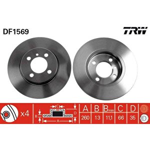 Fren Diski On Bmw E30 83 93 Abs Siz