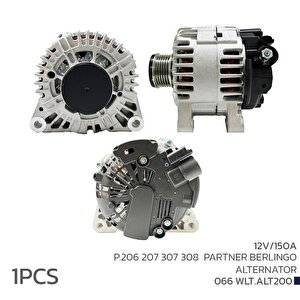 Alternatör 12v 150a P. 206 207 307 308 Partner Berlingo