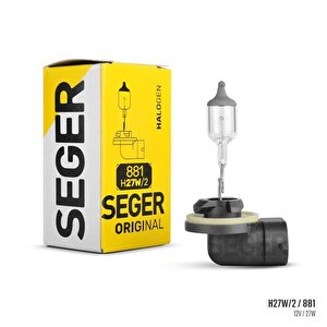 Ampul H27w/2 881 12v 27w Pgj13 Eğri̇ Soket Standart Yeni̇leme 3.500k Standart Işik