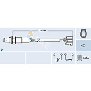 Oksijen Sensoru Kat. Sonrasi Mercedes W204 S204 C204 W212 S212 C207 A207 R172
