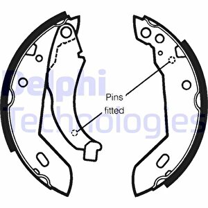 Arka Pabuç Balata R9-r11-clio I-p205 I/ii-p309 I/ii
