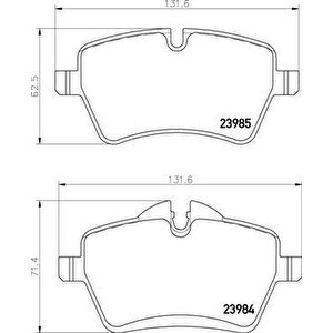Fren Balatasi On Mini R50 R53 John Cooper Works 06 06 R56 R57 R58 R59 Cooper S