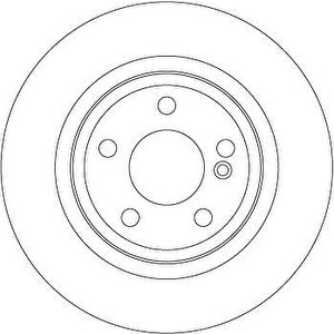 Fren Diski Arka Mercedes W176 W246 C117 X156