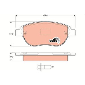 Ön Balata P207 06 P307 00 Doblo 01 Partner 03 Berlingo 00 C3 02 C4 04 Xsara 00