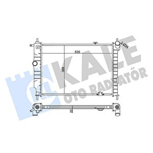 Su Radyatörü Opel Astra F 1.4 1.6 1.8 16v 2.0 Gsi 91 Mt Brazing 535x368x22 52455053