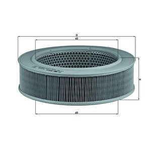 Hava Filtresi Mercedes Om615 Om616 Om617 W123 S123 B601 B602