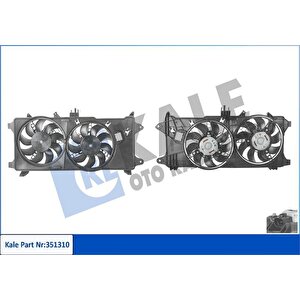 Fan Motoru Davlumbazli Fiat Doblo 1.3 Mjet 03 1.9jtd 01 Euro Iii Çi̇ft Motorlu Ac Kli̇mali