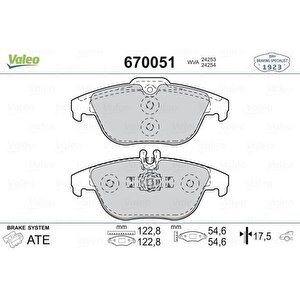 Fren Balatasi Arka Mercedes W204 S204 X204 C207 A207