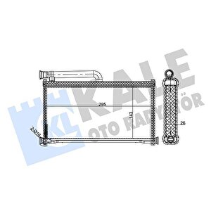 Kalori̇fer Al/pl/brz A6 2.0-2.7 Tdi 04