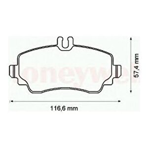 Ön Fren Balata Mercedes A-class W168 99-04