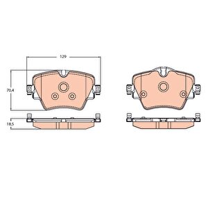 Fren Balatasi On Bmw G42 G20 G21 G28 G22 G23 G26 F52 F45 F48 F39 . Mini F54 F60
