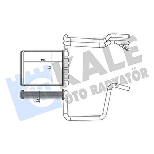Kalorifer Radyatoru Focus Iii 11 18 Tourneo Connect 1.5-1.6 Tdci̇ 14