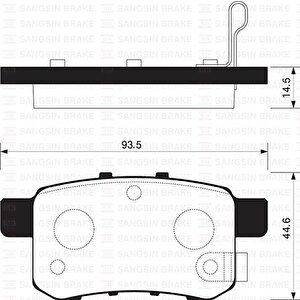 Arka Fren Balata Honda Accord 2.0l R20a3 Cu1 08-