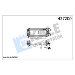 Ntercooler Courier Fiesta 1.5tdci 1.6tdci 18