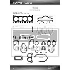 Motor Takim Contasi R12 1300 Skc 1.40mm