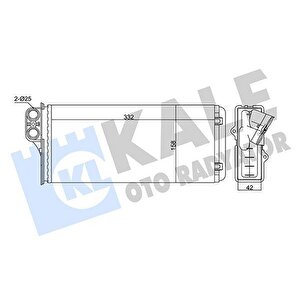 Kalori̇fer Radyatörü Master Ii 2.5d-2.8dti 98-01 Opel Movano 1.9dti-2.2dti 00