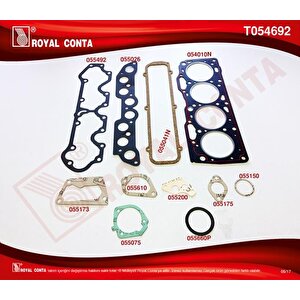 T054692n Üst Takim Conta Tipo-uno 1.4 146 C1.000-c5.000 160 A.1000 Keçe Ve Subap Lasti̇ği̇ Yok