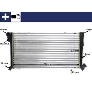 Radyatör 306 Ii-partner-xsara Berlingo 1.9d Ac Mek 670x377x34