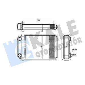 Kalori̇fer Radyatörü Opel Astra J Astra J Gtc 10 Astra K-zafira Tourer C 15