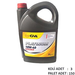 Motor Yaği 10w40 7 Lt Platinum Yari Senteti̇k Api Sl/cf